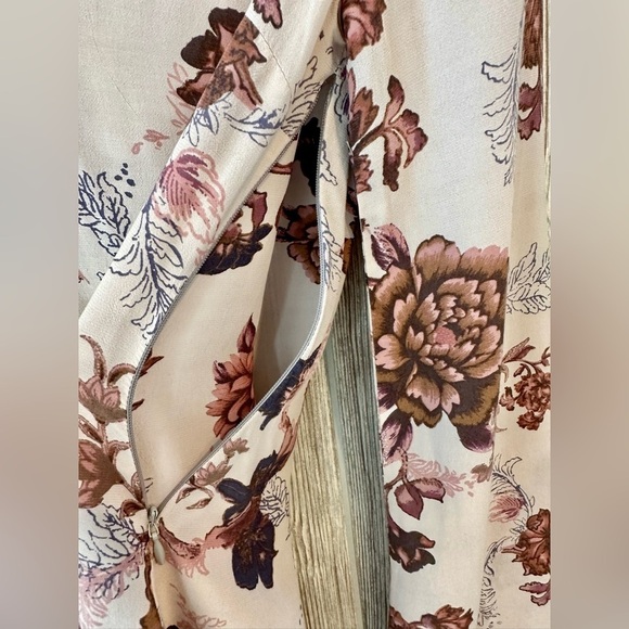 FREE PEOPLE HEARTBEAT Floral Printed Mini Dress Tunic Bell Sleeve Size Small - Picture 15 of 16